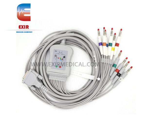 كابل رسم قلب 10 طرف EKG شيلر Schiller