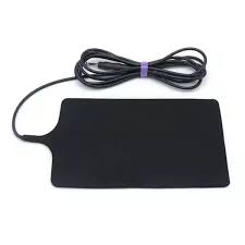 Black rectangular signature pad with an attached USB cable coiled above it